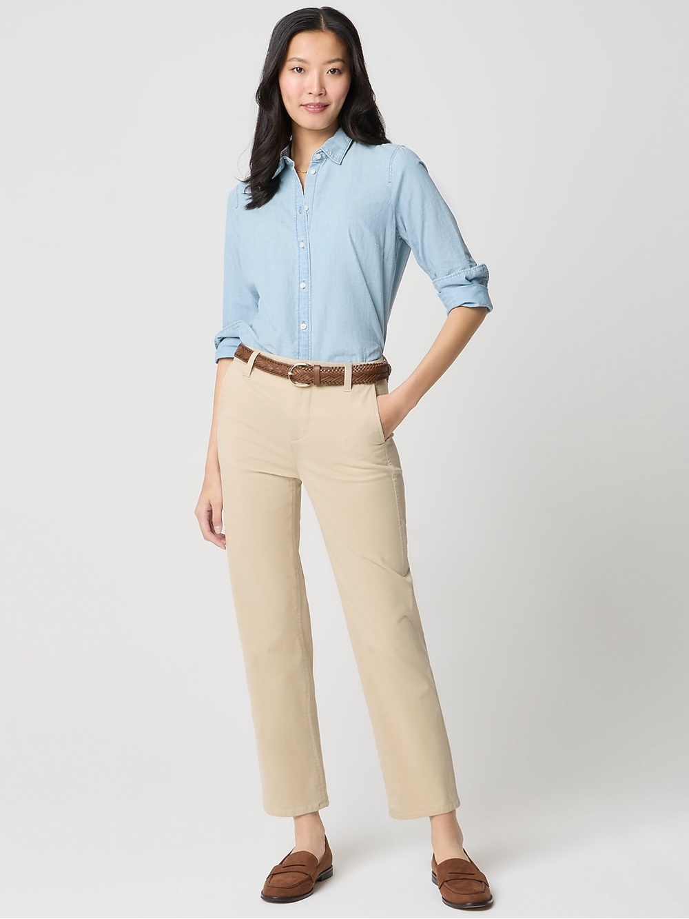 J.Crew Factory Everyday Chino Pant Light Khaki Size 14 NWT